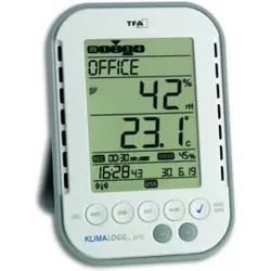 Thermo-Hygrometer Messber.0 b.50GradC/Luft 1-99% H137xB98xT26mm Ku.