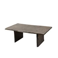 MASSIVMOEBEL24.DE Couchtisch Akazie 120x70x45 grau lackiert Pure Acacia #425