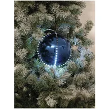 Europalms LED Snowball 8cm, dunkelblau 5x