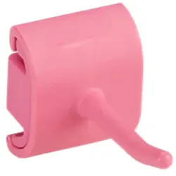 Vikan Einzelhakenmodul, Hygienische Wandhalterung für verschiedene Anwendungen, Farbe: Pink