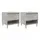 vidaXL Nachtschrank 2 Stk. 50 x 46 x 50 cm Grau