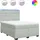 vidaXL Boxspringbett 140 x 200 cm Hellgrau