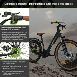 Sachsenrad E-SUV All Terrain E-Bike S5G Centro 2026 28 Zoll RH 54 cm Unisex schwarz