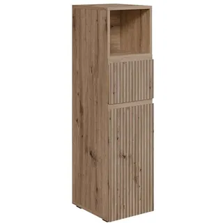 Vicco Midischrank Takumi 30 x 112,6 x 35 cm Beige/Braun