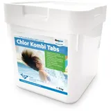 IBA 5 kg Chlor-Kombi Tabletten 4in1 200 g Chlortabletten Sand-, Kartuschenfilter, Klareffekt