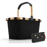 REISENTHEL® Einkaufskorb, Set aus Carrybag & Pocketcase: Stilvolle Eleganz & Organisation schwarz