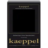KAEPPEL Spannbettlaken Jersey 90-100 x 200 cm schwarz