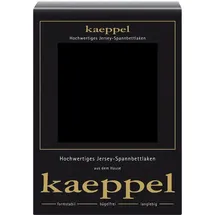 KAEPPEL Spannbettlaken Jersey 90-100 x 200 cm schwarz