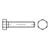 Industrial Quality Supplies Sechskantschraube ISO 4017 VG M10 x 55 8,8 feuerverzinkt 100 Stück