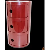 Kartell Componibili 58,0 cm 1-tlg. burgunderrot