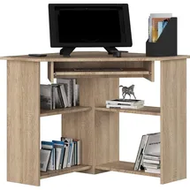 akord furniture factory AKORD TED in der Farbe Sonoma-Eiche und 5 Ablagen B80 x H74 x T80 cm - Hellbraun