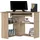 akord furniture factory AKORD TED in der Farbe Sonoma-Eiche und 5 Ablagen B80 x H74 x T80 cm - Hellbraun