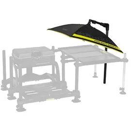 MATRIX FISHING Pro Bait Regenschirm - Black / Yellow - 75 x 75 cm
