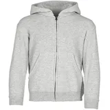 FRUIT OF THE LOOM KIDS CLASSIC HOODED SWEAT JACKET - Unisex Kinder Kapuzen Sweat-jacke, graumeliert, 128