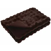 VidaXL Kunstfell Kaninchenfell Decke Kamel 130 x 150 cm