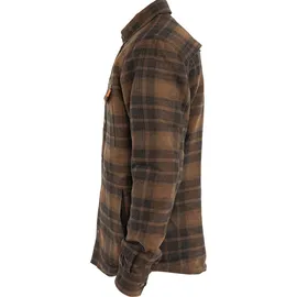 John Doe Motoshirt Hemd Braun L