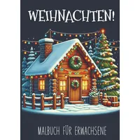 Bookmundo Malbuch für Erwachsene 25 St. Weihnachten