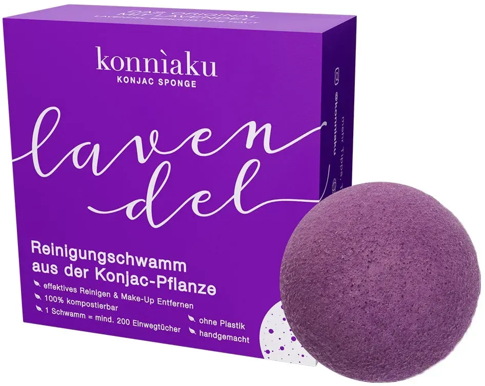 konnìaku Sponge Lavendel