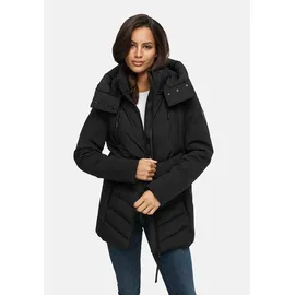 Marikoo Damen, Winterjacke (XS-3XL) - Softshell, mit abnehmbarer Kapuze und figurbetonter Passform