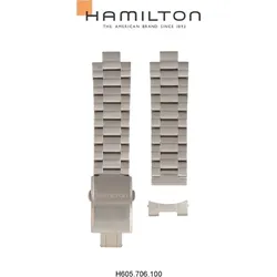 Hamilton - Khaki Field Auto Band-set Edelstahl H695.706.100 - silber