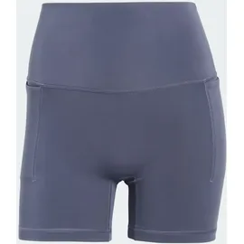 adidas 3-Streifen Studio All Me Booty Leggings, kurz - Aurora Onix - XS 13 CM