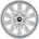 Hybrid 131200 6 0Jx15 5x112 ET47 MB57 Silver silver 15 112 0 47 0