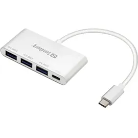 Sandberg USB-C to 3xUSB 3.0 Hub - PD