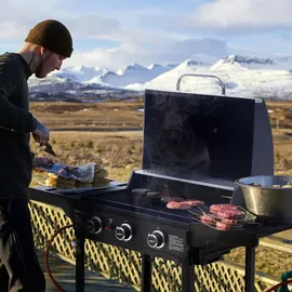 Royal Gourmet Gasgrill 3 Brenner schwarz