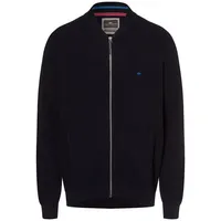 Fynch Hatton College Fisherman Strickjacke - Navy - 2XL