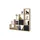 VCM Napoli Treppenregal 29 x 142,5 x 138,5 cm Braun