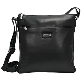 GREENLAND Nature Black Nappa Umhängetasche Leder 29 cm schwarz