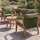 MCW MCW-P82 Aluminium Lounge-Set Holz-Optik olivgrün