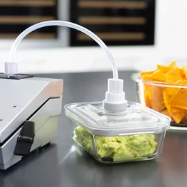 CASO Design Vakuumbehälter rund schwarz 1,0 l