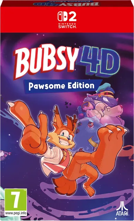 Bubsy 4D (Pawsome Edition) - Nintendo Switch 2 - Plattform - PEGI 7