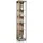 K-Möbel Glasvitrine C1014 176 x 37 x 33 cm Braun