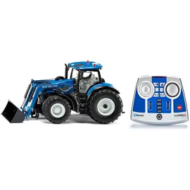 Siku New Holland T7.315 mit Frontlader und Bluetooth-Fernsteuermodul,