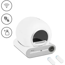 Wiesenfield Katzentoilette Selbstreinigend 65 l Grau
