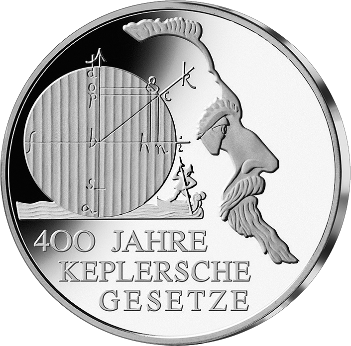 Bund 10 Euro Keplersche Gesetze 2009 st