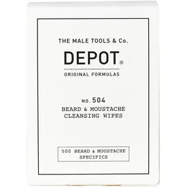 Depot 504 Beard & Moustache Cleansing Wipes 12er Pack