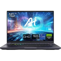 Gigabyte AORUS 16X ASG-63DEC65SH - Notebook 16" - Core i9-14900HX - RTX 4070 - 64GB RAM - 4 TB NVMe - Win11 - Grau