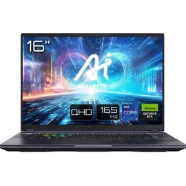 Gigabyte AORUS 16X ASG-63DEC65SH - Notebook 16" - Core i9-14900HX - RTX 4070 - 64GB RAM - 4 TB NVMe - Win11 - Grau