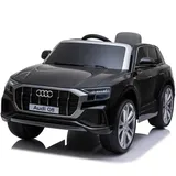 RunRunToys Elektroauto für Kinder Audi Q8 schwarz (12 V)