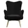 lookway Relaxsessel gepolstert 80 x 105 x 86 cm Schwarz