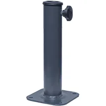Mendler Schirmständer Metall Ø 38-48 mm Schwarz