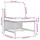 vidaXL 2-Sitzer-Gartensofa 2 x 0 x 0 cm Schwarz