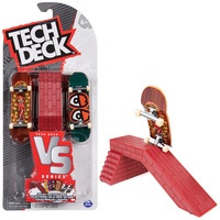 Tech Deck VS. Series - Fingerboard 2er-Set mit Hindernis, Trickkarten und Zubehör (Zufallsauswahl - Sortierung mit verschiedenen Produkten)