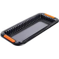 Le Creuset rechteckige Tarteform mit Hebeboden 33x13cm