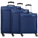 American Tourister Holiday Heat 4 Rollen Kofferset 3-teilig navy