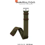 Hamilton Textil Khaki Field Mechanic Band-set Nato Grün-22/22 H694.706.109 - grün