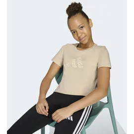 adidas Animal Print Graphic Mädchen T-Shirt, braun - 152